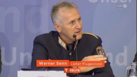 Werner Senn, Leiter der Flugpolizei - Foto ORF